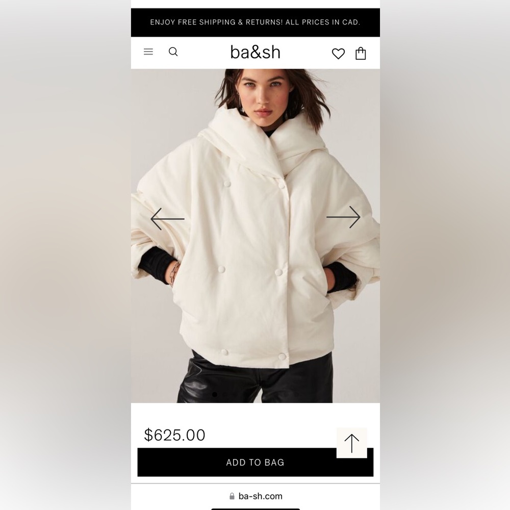 ba&sh kali Coat